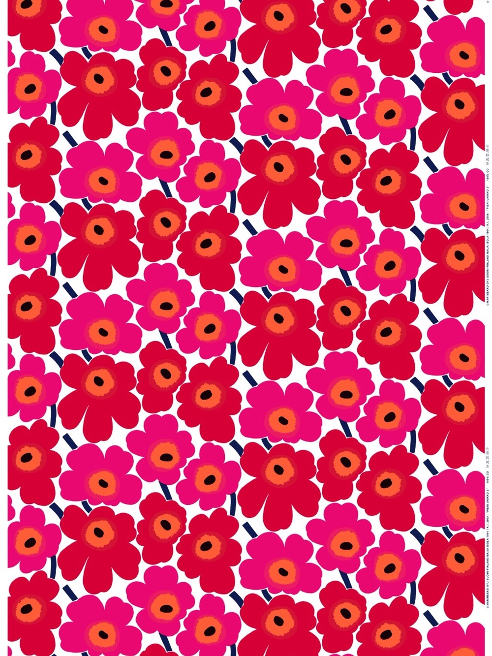 Vibrant Pink & Red Floral Design